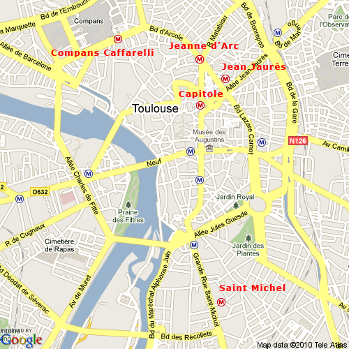 Plan général de Toulouse